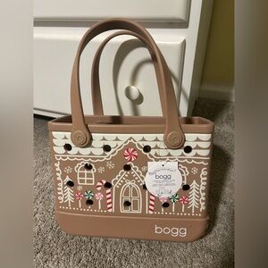 BOGG BAG - Bitty Size - Gingerbread Design Tote - Brown